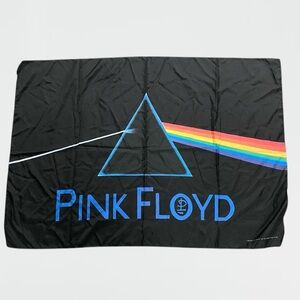 Vintage 1997  Pink Floyd Music Scarf Wall Hanging Banner Made in Italy 42x29"